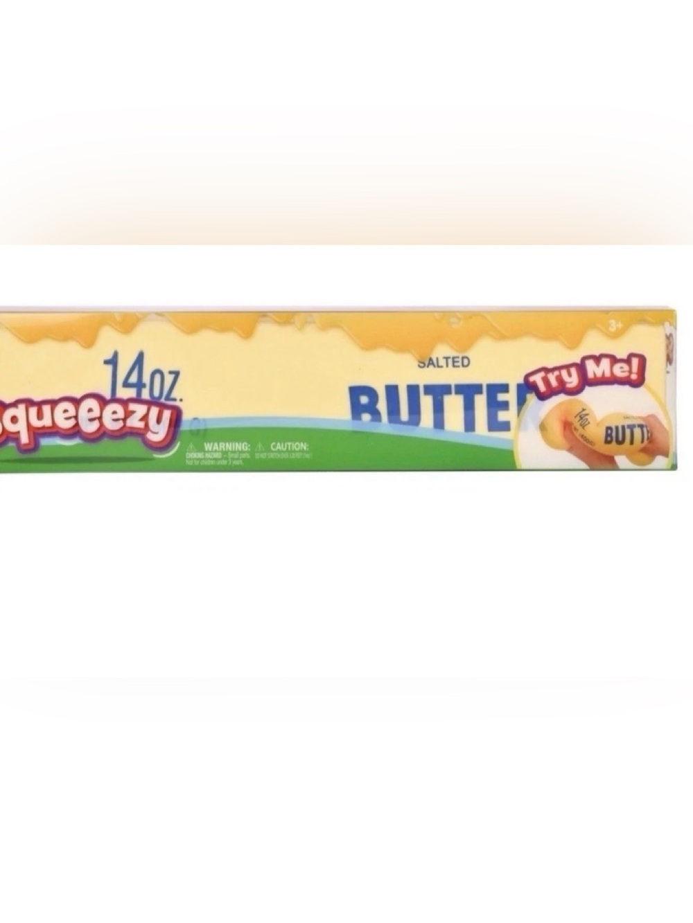 Jumbo SQUEEZY BUTTER Squishy by Sunny Days, In Plastic Case Viral  Squeeze Toy